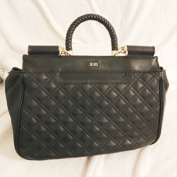 Genuine Quilted Leather Handbag - Picture 2 of 7